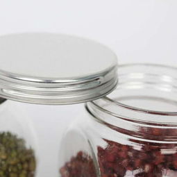 多功能扁狀儲物玻璃瓶 儲存、收納與外貿定制